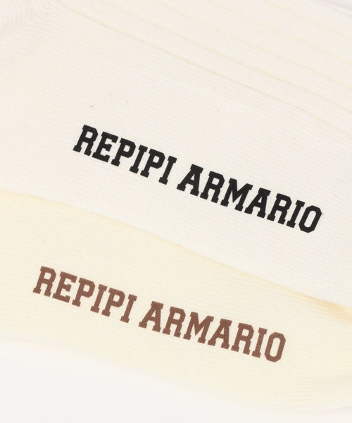 repipi armario（レピピ アルマリオ）の「ミドルリブラインソックス（ソックス/靴下・キッズ・ホワイト/ブラック/ブラック系その他/ブラック系その他2/グレー/ベージュ/グリーン/カーキ/ブルー/ライトブルー/パープル/ピンク・FREE）」の16枚目の写真