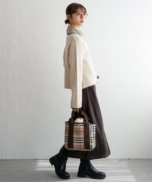 LBC（エルビーシー）の「配色ショートカーディガン（カーディガン/ボレロ・レディース・オフホワイト/グレー/ブルー/グリーン・M/L）」の13枚目の写真