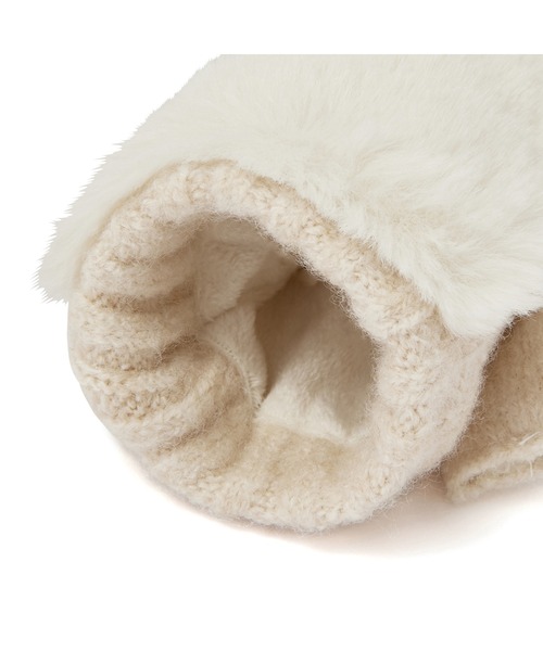 Francfranc(フランフラン)の「フィンガーレスグローブ アイボリー(手袋・レディース・アイボリー・FREE)」の7枚目の写真