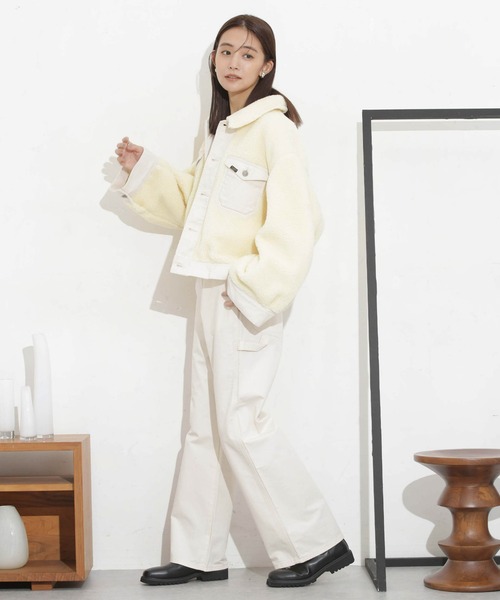 Lee（リー）の「Lee/FLARE PAINTER PANTS（その他パンツ・レディース・キナリ/ブルー・XS/S）」の16枚目の写真