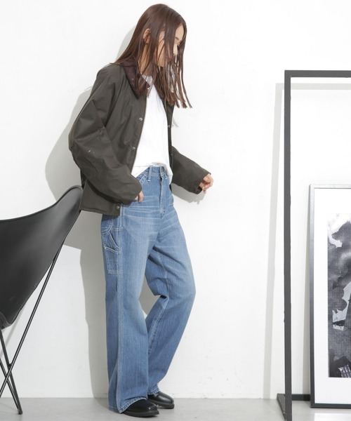 Lee（リー）の「Lee/FLARE PAINTER PANTS（その他パンツ・レディース・キナリ/ブルー・XS/S）」の18枚目の写真