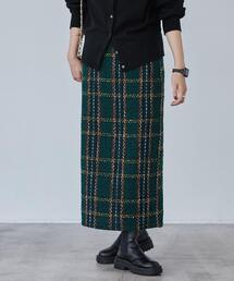 coen | 【WEB限定】Iラインツイードスカート(スカート)