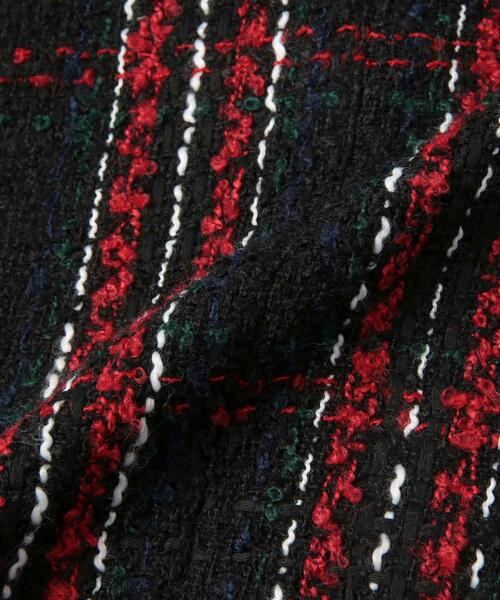 coen（コーエン）の「【WEB限定】Iラインツイードスカート（スカート・レディース・ブラック/ダークグリーン・M/L）」の14枚目の写真