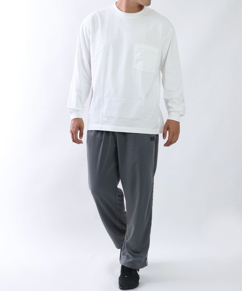 DISCUS（ディスカス）の「DISCUS/ディスカス 裏起毛 サイドライン ジャージ トラックパンツ 大きいサイズ（LL,3L,4L,5L)（その他パンツ・メンズ・グレー/ネイビー/ブラック・3L/4L/5L/LL）」の4枚目の写真