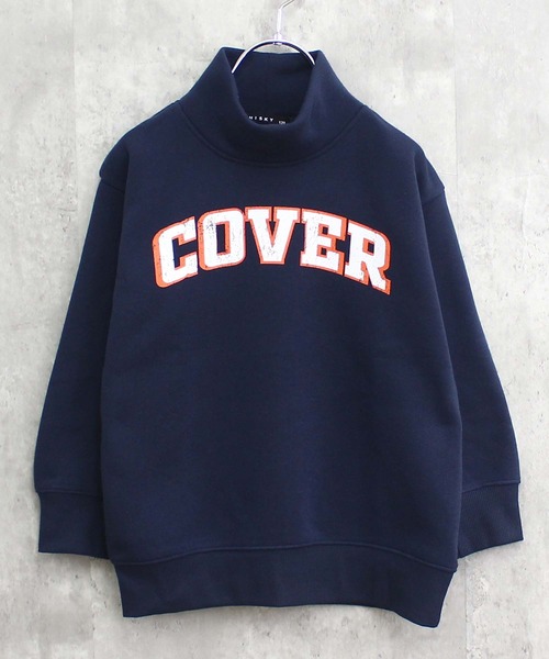 THE CASUAL（カジュアル）の「裏起毛　ワイドシルエット　タートルネックトレーナー（スウェット・キッズ・グレー系3/杢グレー/グレー系/グレー系4/ブラック系/ブラック/ベージュ/グレー系2/グレイッシュベージュ/ベージュ系/オートミール/ダークグリーン/ブラウン系/ベージュ系1/ネイビー/グレー系1・150cm/160cm/130cm/140cm/110cm/120cm）」の16枚目の写真