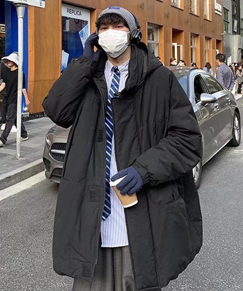 Bz】フード付き中綿ロングコート（その他アウター）｜ARCHIVER