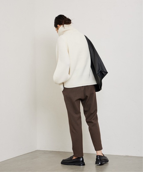 JOURNAL STANDARD（ジャーナルスタンダード）の「《追加》ウールライクチェックパンツ（その他パンツ・レディース・チョコ/ブラックミックス・34/36/38/40）」の17枚目の写真