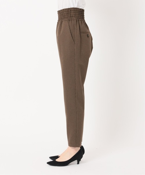 JOURNAL STANDARD（ジャーナルスタンダード）の「《追加》ウールライクチェックパンツ（その他パンツ・レディース・チョコ/ブラックミックス・34/36/38/40）」の6枚目の写真