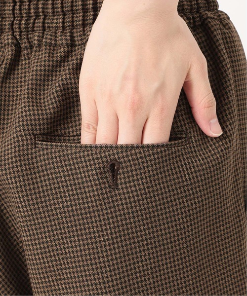 JOURNAL STANDARD（ジャーナルスタンダード）の「《追加》ウールライクチェックパンツ（その他パンツ・レディース・チョコ/ブラックミックス・34/36/38/40）」の14枚目の写真