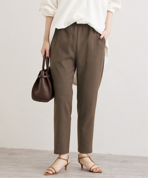 JOURNAL STANDARD（ジャーナルスタンダード）の「《追加》ウールライクチェックパンツ（その他パンツ・レディース・チョコ/ブラックミックス・34/36/38/40）」の22枚目の写真