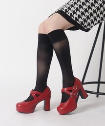 cs T&P（シーエスティーアンドピー）の「厚底チャンキーヒールパンプス（パンプス）」