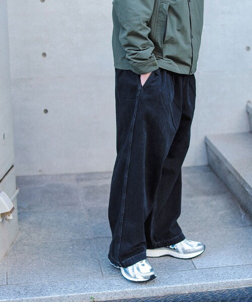 BEAMS（ビームス）の「BEAMS / ユーズドライク バルーンデニム（デニムパンツ・メンズ・インディゴブルー/ブラック・M/XL/S/L）」の9枚目の写真