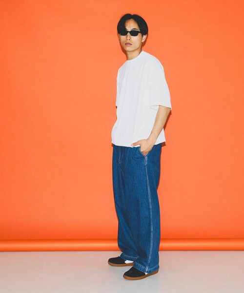 BEAMS（ビームス）の「BEAMS / ユーズドライク バルーンデニム（デニムパンツ・メンズ・インディゴブルー/ブラック・M/XL/S/L）」の5枚目の写真