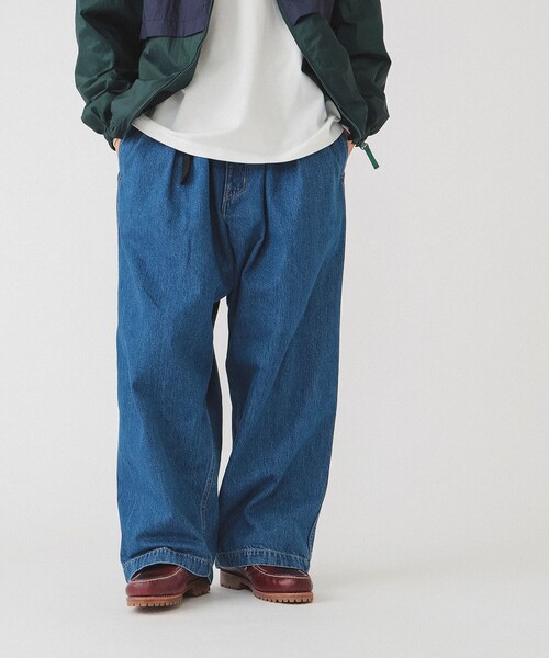 BEAMS（ビームス）の「BEAMS / ユーズドライク バルーンデニム（デニムパンツ・メンズ・インディゴブルー/ブラック・M/XL/S/L）」の7枚目の写真