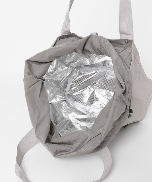 EKAL(エカル)の「TINY GARDEN PRODUCTS パッカブルクールバッグ(トートバッグ・レディース・ゴールド系その他/ブラック系その他/グレー/カーキ・ONE)」の22枚目の写真