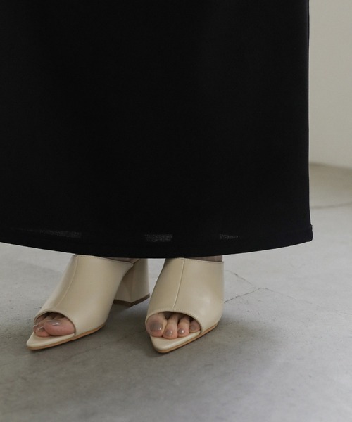 select MOCA（セレクトモカ）の「【ZOZO限定】ポインテッドトゥサンダル（サンダル・レディース・ライトベージュ/ブラック・SMALL/MEDIUM/LARGE）」の10枚目の写真