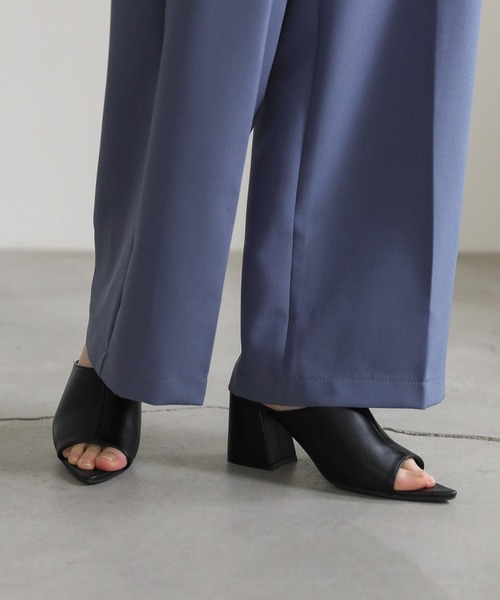 select MOCA（セレクトモカ）の「【ZOZO限定】ポインテッドトゥサンダル（サンダル・レディース・ライトベージュ/ブラック・SMALL/MEDIUM/LARGE）」の14枚目の写真