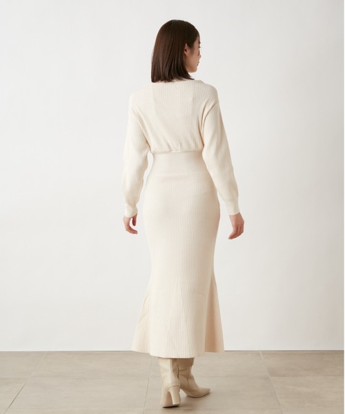 SNIDEL♡シアー　レイヤード　カシュクール　ワンピース SNIDEL（スナイデル）の「シアーレイヤードカシュクールワンピース