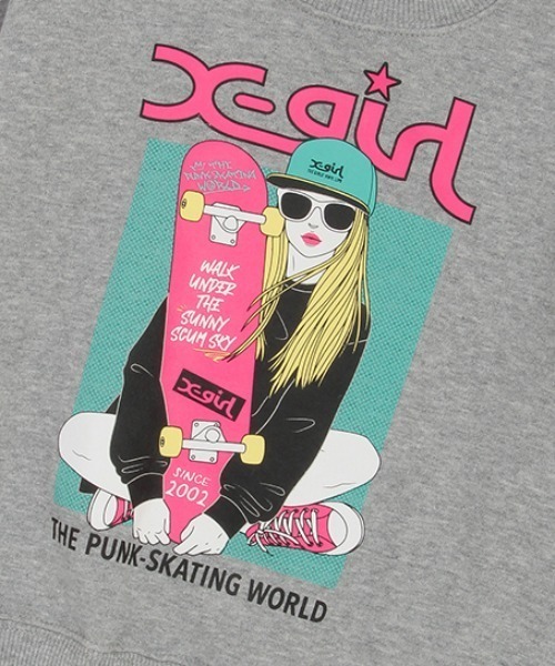 ︎X-girl stages kids スケートボード デッキ︎