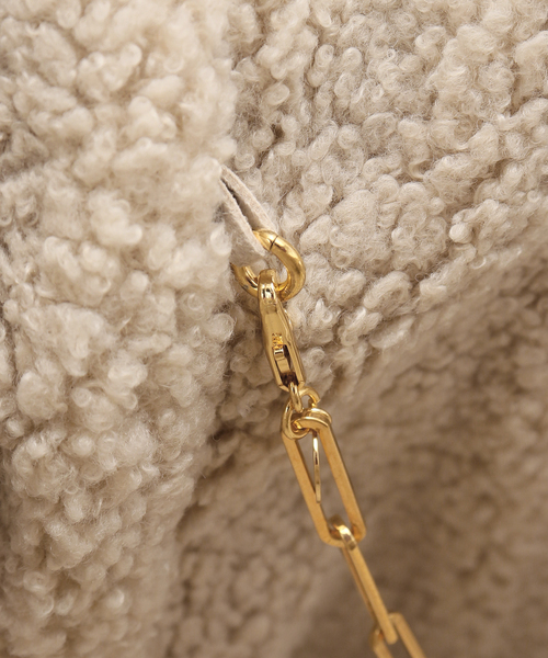 Spick & Span（スピックアンドスパン）の「【VAN PALMA(ヴァンパルマ)】 Shearing BAG（クラッチバッグ・レディース・ホワイト系その他・FREE）」の20枚目の写真