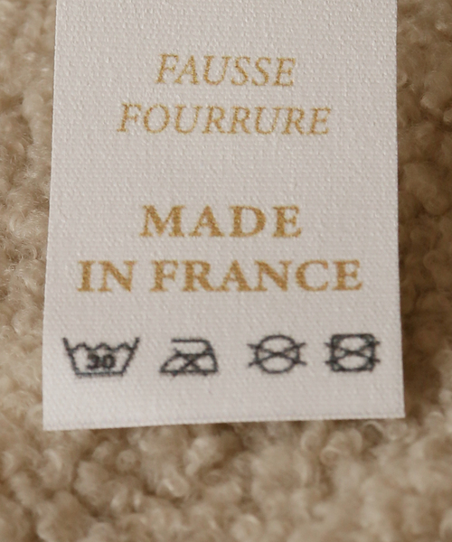 Spick & Span（スピックアンドスパン）の「【VAN PALMA(ヴァンパルマ)】 Shearing BAG（クラッチバッグ・レディース・ホワイト系その他・FREE）」の12枚目の写真