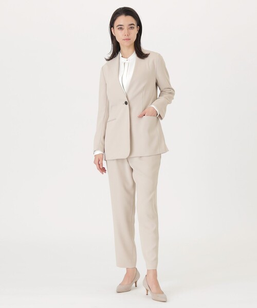 CAST:（キャストコロン）の「【1枚で着映える/セットアップ】ガンパッチブラウス（シャツ/ブラウス・レディース・ホワイト/ネイビー/ピンク系その他2・S/M）」の6枚目の写真