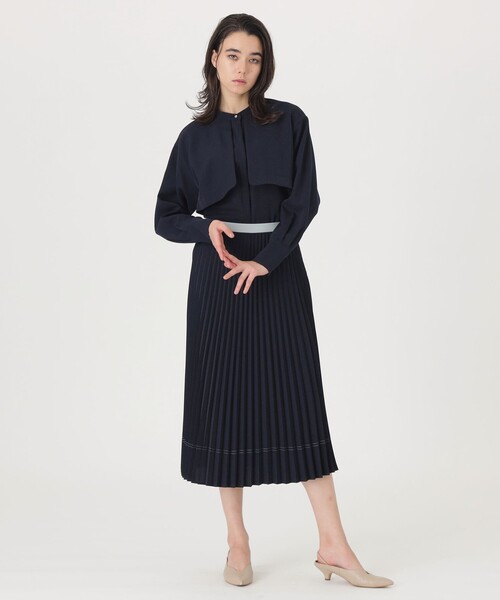 CAST:（キャストコロン）の「【1枚で着映える/セットアップ】ガンパッチブラウス（シャツ/ブラウス・レディース・ホワイト/ネイビー/ピンク系その他2・S/M）」の10枚目の写真