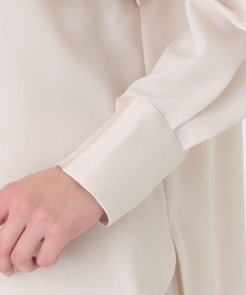 CAST:（キャストコロン）の「【1枚で着映える/セットアップ】ガンパッチブラウス（シャツ/ブラウス・レディース・ホワイト/ネイビー/ピンク系その他2・S/M）」の14枚目の写真