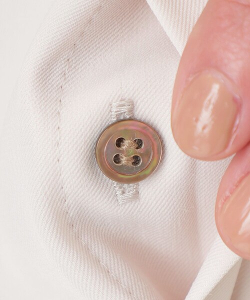 CAST:（キャストコロン）の「【1枚で着映える/セットアップ】ガンパッチブラウス（シャツ/ブラウス・レディース・ホワイト/ネイビー/ピンク系その他2・S/M）」の15枚目の写真