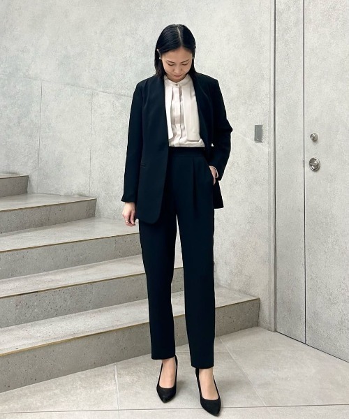 CAST:（キャストコロン）の「【1枚で着映える/セットアップ】ガンパッチブラウス（シャツ/ブラウス・レディース・ホワイト/ネイビー/ピンク系その他2・S/M）」の21枚目の写真