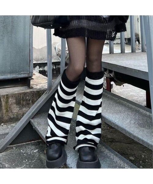 正規品 dimmoire ディムモアール ニットxシアーレッグウォーマー 正規品 dimmoire ディムモアール ニットxシアーレッグウォーマー