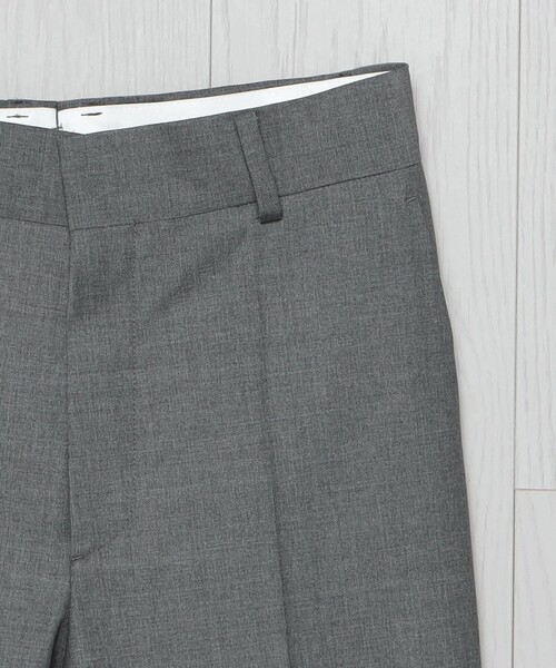 H BEAUTY & YOUTH トロピカルウール フレアスラックス 25年製 H BEAUTY&YOUTHハイデンシティトロピカルウールフレアスラックス M