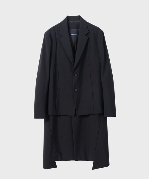 ALMOSTBLACK(オールモストブラック)の「WOOL TAILORED JACKET(Embrace)(テーラードジャケット・メンズ・グレー/ブラック・1/2)」の2枚目の写真