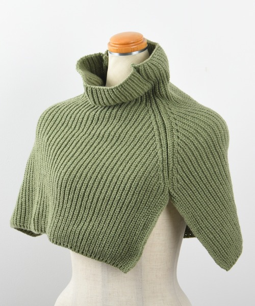 Felt-Maglietta(フェルトマリエッタ)の「リブニットネックウォーマー(ネックウォーマー/スヌード・レディース・グレー/ブラック/アイボリー/グリーン・FREE)」の17枚目の写真