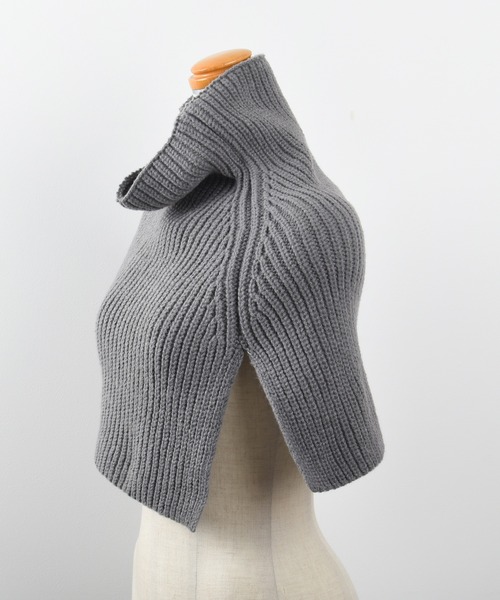 Felt-Maglietta(フェルトマリエッタ)の「リブニットネックウォーマー(ネックウォーマー/スヌード・レディース・グレー/ブラック/アイボリー/グリーン・FREE)」の19枚目の写真