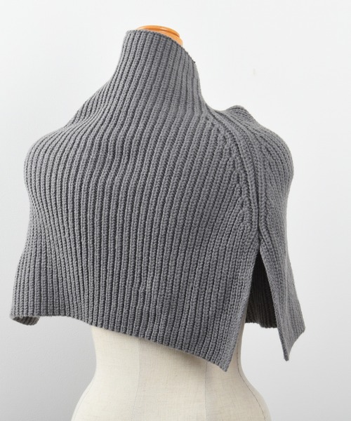 Felt-Maglietta(フェルトマリエッタ)の「リブニットネックウォーマー(ネックウォーマー/スヌード・レディース・グレー/ブラック/アイボリー/グリーン・FREE)」の20枚目の写真