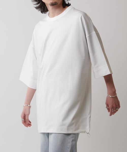 Lui's(ルイス)の「SHINE コード付きBIG T(Tシャツ/カットソー・メンズ・ブラック/ライトグレー/ホワイト/チャコールグレー・FREE)」の5枚目の写真