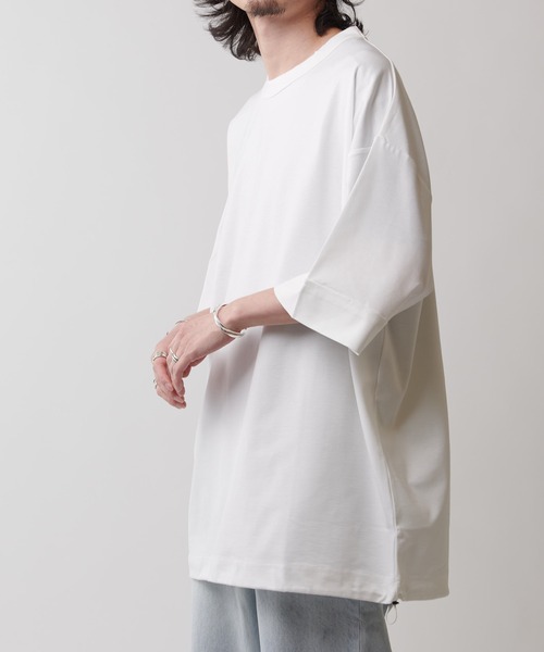 Lui's(ルイス)の「SHINE コード付きBIG T(Tシャツ/カットソー・メンズ・ブラック/ライトグレー/ホワイト/チャコールグレー・FREE)」の6枚目の写真