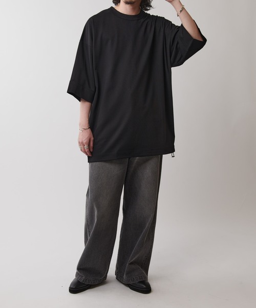 Lui's(ルイス)の「SHINE コード付きBIG T(Tシャツ/カットソー・メンズ・ブラック/ライトグレー/ホワイト/チャコールグレー・FREE)」の14枚目の写真