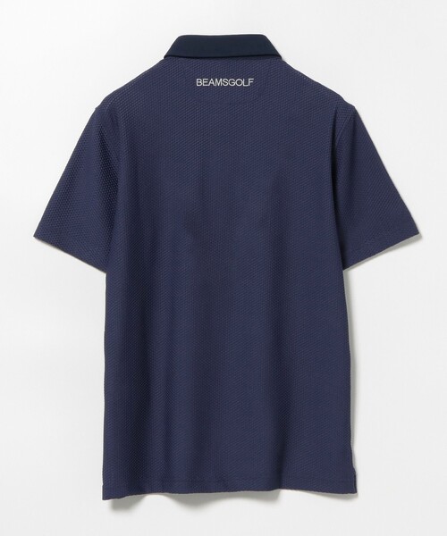 BEAMS GOLF ネイビー ポロシャツ L 新品】ビームスゴルフ 半袖ポロシャツ ネイビー パイル地 メンズ L