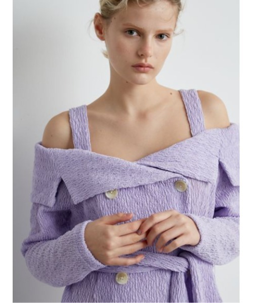 styling/（スタイリング）の「オフショルダーカットワンピース 