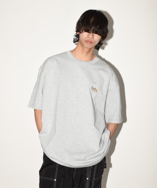 SUPERTHANKS（スーパーサンクス）の「刺繍＆バックプリント オーバーサイズTシャツ""Sudex-Team"" S/S T-shirt"（ユニセックス）（Tシャツ/カットソー・メンズ・アッシュグレー/ブラック/ホワイト・S/M/L）」の6枚目の写真