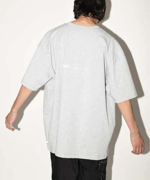 SUPERTHANKS（スーパーサンクス）の「刺繍＆バックプリント オーバーサイズTシャツ""Sudex-Team"" S/S T-shirt"（ユニセックス）（Tシャツ/カットソー・メンズ・アッシュグレー/ブラック/ホワイト・S/M/L）」の8枚目の写真