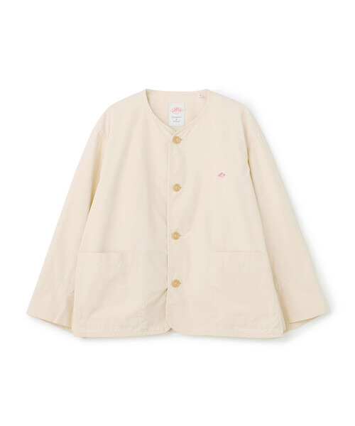 ダントン　DANTON コットンノーカラージャケット DANTON（ダントン）の「WOMEN'S COTTON WEATHER COLLARLESS JACKET