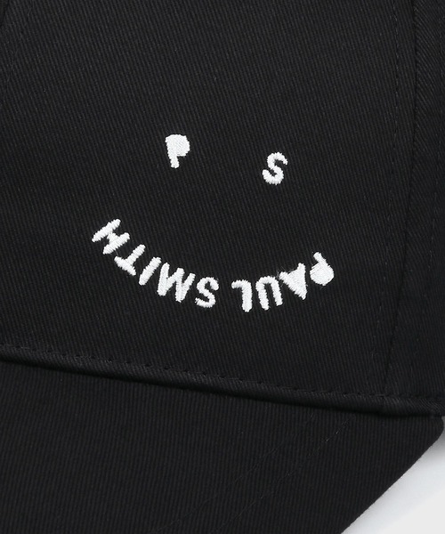 Paul Smith(ポールスミス)の「ウィメンズ "Happy" ベースボールキャップ / 145619 852DT(ハット・レディース・ライトピンク/ブラック・FREE)」の8枚目の写真