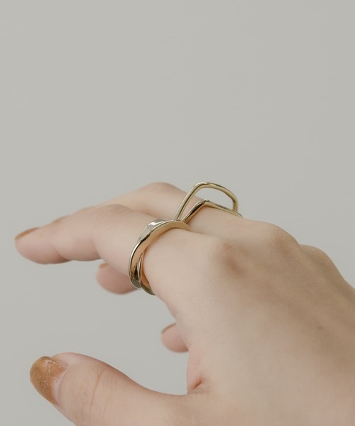 SMELLY（スメリー）の「2セットリング（リング・レディース・ゴールド・-）」の2枚目の写真