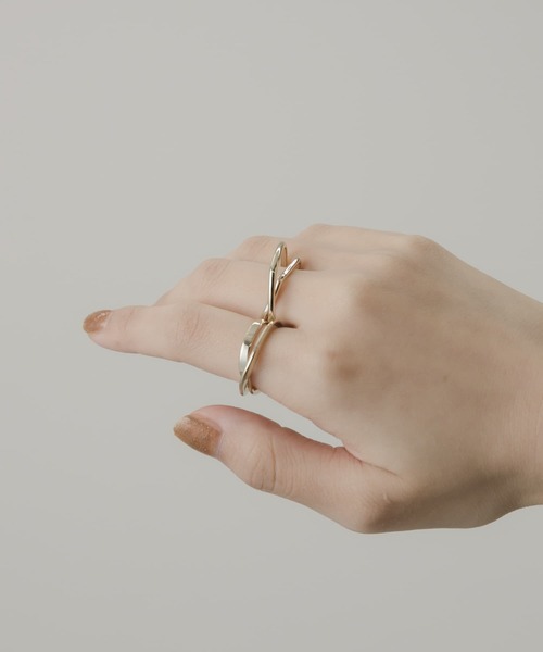 SMELLY（スメリー）の「2セットリング（リング・レディース・ゴールド・-）」の3枚目の写真