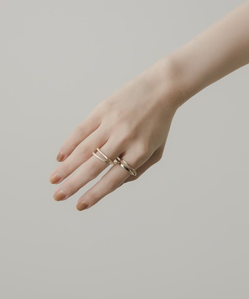 SMELLY（スメリー）の「2セットリング（リング・レディース・ゴールド・-）」の4枚目の写真