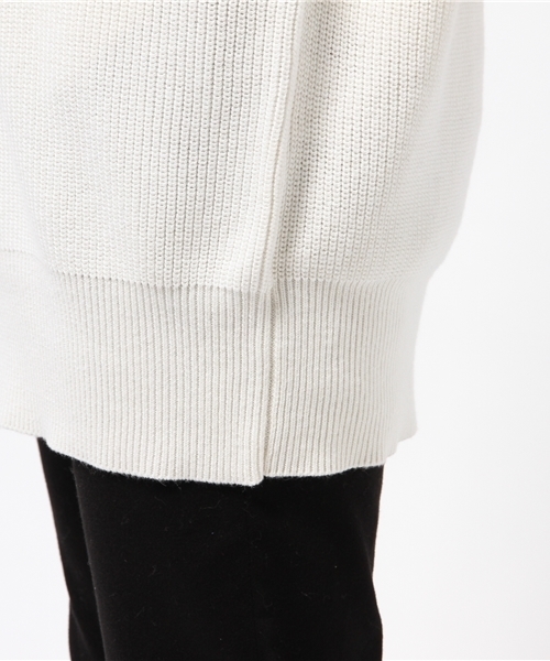 JOURNAL STANDARD（ジャーナルスタンダード）の「コットンウール チルデンベスト#（ニット/セーター・レディース・ネイビー/アイボリー・FREE）」の13枚目の写真