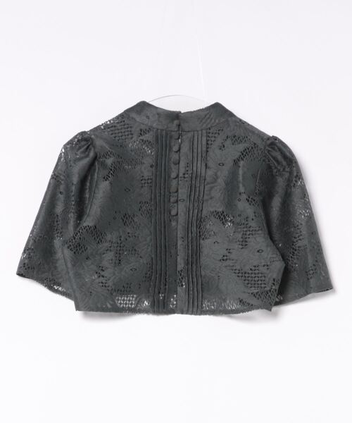 12Twelve Agenda（トゥエルブ　アジェンダ）の「【組み合わせ自由】【結婚式】プチハイネックフレアスリーブボレロブラウス（カーディガン/ボレロ・レディース・ブラウン/カーキ・M）」の3枚目の写真